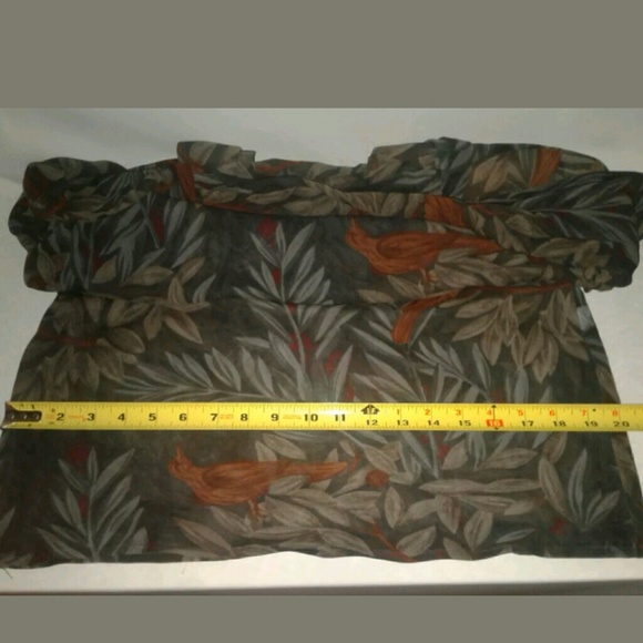 Anne Klein Sheer Long Sleeve Blouse Size 10 - Picture 6 of 8